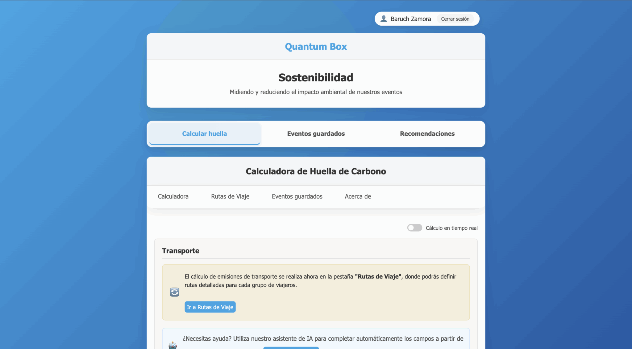 Dashboard operativo de la plataforma